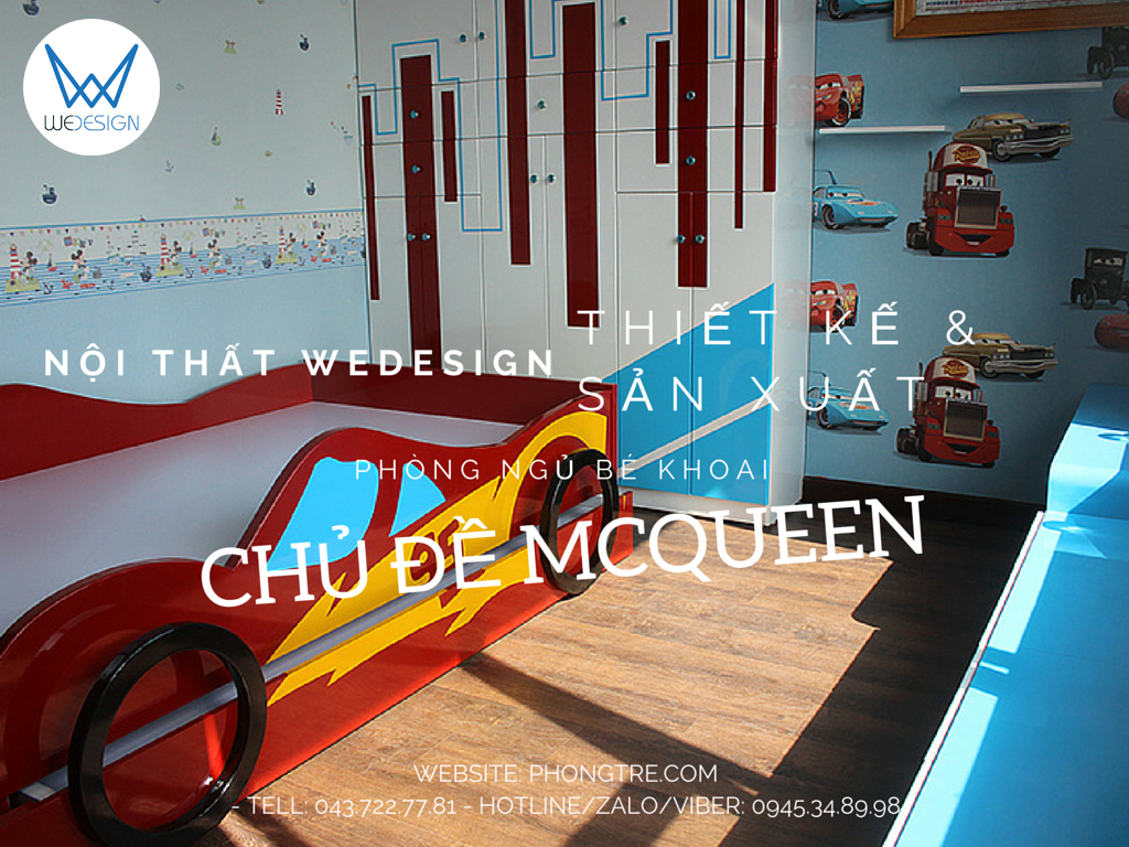 Album bộ phòng ngủ chủ đề ô tô McQueen 