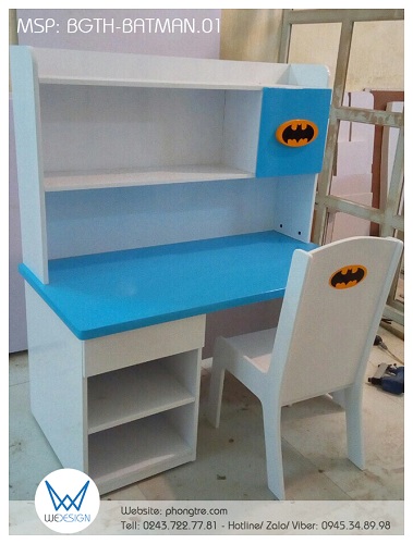 Bộ bàn ghế tiểu học Người dơi Batman BGTH-BATMAN.01